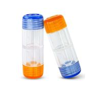 SPORTS WORLD VISION Estuches para Lentes De Contacto para Lentes Rígidos | Lentes Rgp Rígidas Permeables A Los Gases | 2 Habitaciones