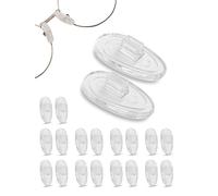SPORTS WORLD VISION Gafas Plaquetas | Plaquetas de silicona suave de primera calidad Gafas en forma de A | Plaquetas de 11mm con inserción a presión Para Gafas 10 pares