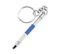 Sports World Vision Juego de Destornilladores de Precisión de Acero Inoxidable con Llavero | Mini Juego de Destornilladores 5 en 1 para Gafas, Timbre Ring, Relojes y Reparación de Joyería - Azul