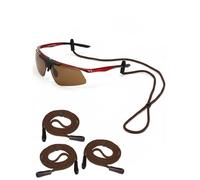 SPORTS WORLD VISION Pack 4 Bandas Sujeción Para Gafas Correa De 3 Orificios, Cordón De Fibra Segura Para Gafas, Gafas De Sol, Anteojos & Gafas Deportivas Agarre Para Cordones Para Hombres, Mujeres