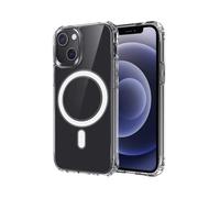 SPORTS XTREME PROGRAM Funda Transparente para iPhone 13, Compatible con MagSafe y Carga inalámbrica, Hybrid TPU, aro magnético, Alta Protección y antiamarilla
