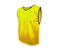 SPORTSBIBS Petos de Fútbol - Camisetas Respirables de Entrenamiento, Chaleco Deportivo para Las Mujeres, los Hombres, los jóvenes y los Mayores, Muchos tamaños y 11 Colores, Trikots sin Logo