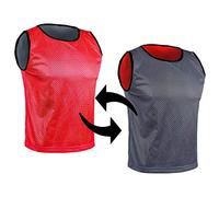 SPORTSBIBS Petos Respirable de Fútbol - Camisetas De Dos Caras De Malla Abierta y Ligera, Chaleco De Entrenamiento para Mujeres, Hombres, Jóvenes y Mayores, Muchos Colores, Sportivo Promozionale
