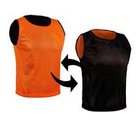 SPORTSBIBS Petos Respirable de Fútbol - Camisetas De Dos Caras De Malla Abierta y Ligera, Chaleco De Entrenamiento para Mujeres, Hombres, Jóvenes y Mayores, Muchos Colores, Sportivo Promozionale