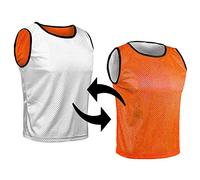 SPORTSBIBS Petos Respirable de Fútbol - Camisetas De Dos Caras De Malla Abierta y Ligera, Chaleco De Entrenamiento para Mujeres, Hombres, Jóvenes y Mayores, Muchos Colores, Sportivo Promozionale