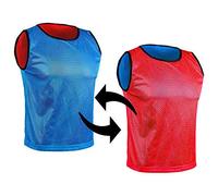 SPORTSBIBS Petos Respirable de Fútbol - Camisetas De Dos Caras De Malla Abierta y Ligera, Chaleco De Entrenamiento para Mujeres, Hombres, Jóvenes y Mayores, Muchos Colores, Sportivo Promozionale
