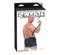 Sportsheets Plus Size Black Pvc Corsette Strap-On 120 ml