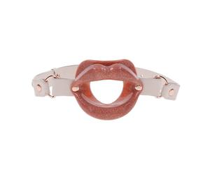 Sportsheets Sportsheets - S&M Peaches ‘n CreaMe Mordaza Labios de Silicona - Cream & Or