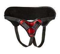 Sportsheets Sportsheets Saffron Vegan Black & Red Strap-On, O-Ring 400 g