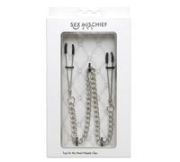 Sportsheets - Sexperiments Sexperiments Tug On My Heart Nipple Clips Juguetes para Pezones - 137 gr