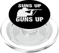 Sportsman Suns Up Guns Up Cazador de Humor de Caza PopSockets PopGrip para MagSafe