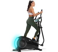 Sportstech - CX700 Eliptica Entrenador, Profesional Elipticas Fitness casa Bicicleta, Inteligente Bicicleta Eliptica para Casa con Freno Magnético y Sistema LED, 12 Programas + HRC y Modo Watt