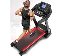 Sportstech F37 Plegable Cinta de Correr, Equipada con LED Cinta de Correr Plegable con 12 Niveles de Inclinación, 7 CV Cinta de Andar