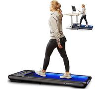 Sportstech sWalk Walking Pad & Tapis de Course éclairé par LED - pour la Maison & le Bureau - Tapis de Course Avec Vitesse réglable jusqu'à 6 km/h