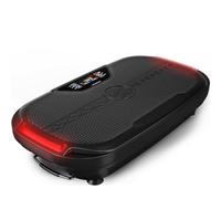 Sportstech VP275, Plataforma Vibratoria para Casa, LED Inteligente, Entrenamiento Fitness, Diseño Delgado, Entrenamiento de Cuerpo Completo, Placa 3D (Negro)