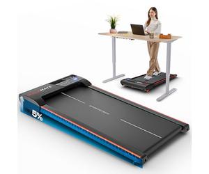 Sportstech Walking Pad hasta 6 km/h - Inclinación Manual hasta el 5 %, Control Remoto y por App, Pantalla LCD, podómetro, Ligero y Compacto, Ruedas de Transporte, WalkMate hasta 120 kg