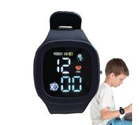 Sportuhr Für Kinder, Digitaluhr Für Kinder, Im Dunkeln Leuchtendes, Buntes - Silikon-Multifunktions-Digitaluhren,mit Schrittzähler,Wecker,Stoppuhr, Licht, violáceo, Refer to description, Unisex