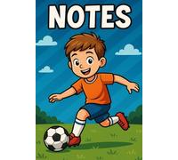 Sporty Notebook for Boys | 6x9 inch | Fun Sports-Themed Journal for Kids Ages 8-10 | Notebook grid with Dynamic Cover Design | Ideal for School, Hobbies & Gifts