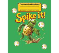 Sporty Turtle Soccer Composition Notebook: Fun Turtle Playing Soccer Notebook for Kids | Teens & Students | Perfect for School, Creative Writing, Doodling & Note-Taking | college ruled 110 pages