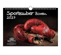 Sportzauber Boxes - Calendario DIN A4 para 2027, tiempo libre, deporte, fitness, juego de regalo, contenido: 1 calendario, 1 colgante de Navidad (2 piezas en total)