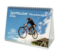 Sportzauber - Calendario de mesa DIN A5 para bicicleta de montaña 2026 Seelenzauber