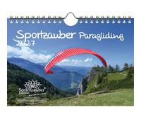 Sportzauber Parapliding - Calendario DIN A5 para 2027, tiempo libre, deporte, fitness, juego de regalo, contenido: 1 calendario, 1 colgante de Navidad (2 piezas en total)