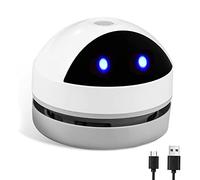 SPORWAY Aspiradora de Mesa: Mini aspiradora Portátil Inalámbrica, Portátil Mini Aspiradora de Escritorio para Escritorio, Laptop, Escritorio (Blanco-1)