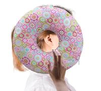 SPORWAY Donut almohada: almohada con agujero, almohada cervical para dormir de lado, anillo de leeping para dormir de lado para aliviar el dolor en el oído, almohada para oído contra el dolor de oído