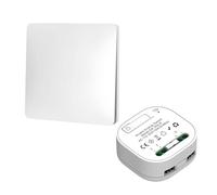 SPORWAY Juego de interruptores inalámbricos, interruptor de luz inalámbrico, interruptor de pared inalámbrico con receptor, IP44, resistente al agua, interruptor de pared, interruptor de luz,