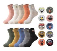 Sporzin Calcetines Mujer Divertidos Calcetines Deporte Mujer, 10 Pares Socks Graciosos