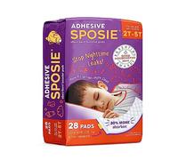 Sposie - Almohadillas elevadoras de pañales 2T-5T, 28 unidades, almohadillas para pañales de bebé durante la noche, forros de pañales para pañales nocturnos, pañales nocturnos