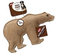 SPOT Ethical Pet Dura-Fused Leather, Large Durable Bear - Dog Toy - 3 Pack