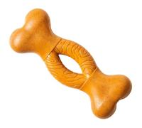 SPOT Ethical Pet Products 68054718: Mantequilla de maní de hueso curvo Bam-Bone de juguete, 6 pulgadas