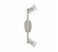 Eglo BUZZ-LED iluminación de pared Apto para uso en interior Metálico GU10 3 W - Lámpara (2 bombilla(s), 3 W, GU10, 3000 K, IP20, Metálico)
