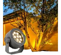 Spot Lights,Outdoor Led Projection Spotlight, Rotating Landscape Lighting Tree Light, for Park Green Lawn Illuminate(Blue,18w)