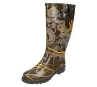 Spot On Mujer Ondas Diseño Botas de Agua