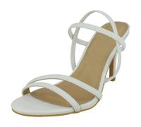 Spot On Sandalias De Tacón Para Damas Con Correas