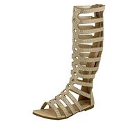 Spot On - Sandalias romanas chica , color Beige, talla Infant 12