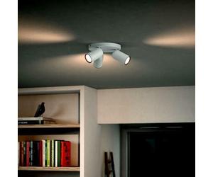 SPOT PONGEE 3XGU10 Indoor IP20 EN COLOR METAL BLANCO 50583/31/PN 5058331PN
