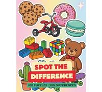 Spot the 3 Differences: The Mind Gym Workout: 100 Colorful Visual Puzzles to Boost Focus, Logic, and Observation for Adults and Seniors