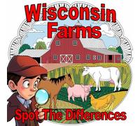 Spot The Difference Activity Book Search & Find Fun: Wisconsin Farm And Animals
