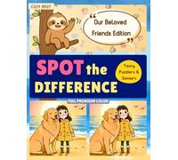 SPOT the DIFFERENCE Book for Ages 8-13 & Seniors: Large Print Animal Puzzles in Premium Color | Fun Brain Game Activity (Ultimate Seek N Find Books)