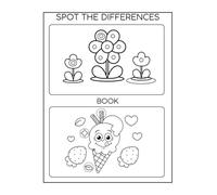 Spot the Difference Book for Kids ages 4-10: Seek and Find Hidden Picture Activity Book for 4-10