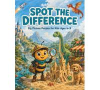 Spot the Difference Book for Kids Ages 4-9: Large Print Find the Difference Picture Puzzles with Colorful Scenes and Progressive Challenges | Spot the ... Worksheets for Hours of Screen-Free Fun