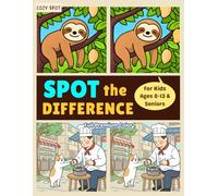 SPOT the DIFFERENCE: Brain Test Activity for Family & Seniors (Ultimate Seek N Find Books)