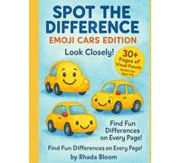 Spot the Difference: Emoji Cars Edition for Preschoolers: Find Differences in Every Page - Fun Brain Games for Kids Ages 3-6 | Visual Thinking & Focus Practice with Cute Emoji Vehicles