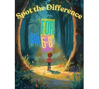 Spot the Difference for Kids 6-8: 80 Picture Puzzle with 3,4,5 and More Difference