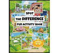 Spot the Difference: Fun Activity Book Ages 4-8