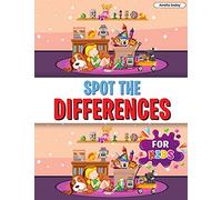 Spot the Differences for Kids: Find the Differences Book for Kids, A Fun Search and Find Book for Children