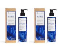 SPOTLESS Champu Dermatitis Seborreica y Anticaspa sin sulfatos, siliconas ni petroquímicos I Champu organico cuero cabelludo sensible y seco, con frescor a menta natural 100%. 250ml (Paquete de 2)